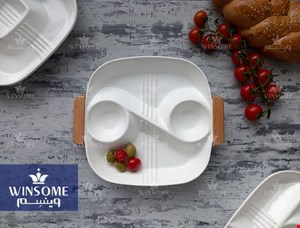 اردوخوری سرامیک با دسته چوبی